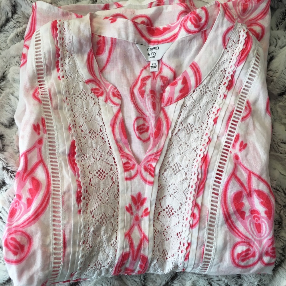 Beautiful coverup / linen top - Picture 4 of 4